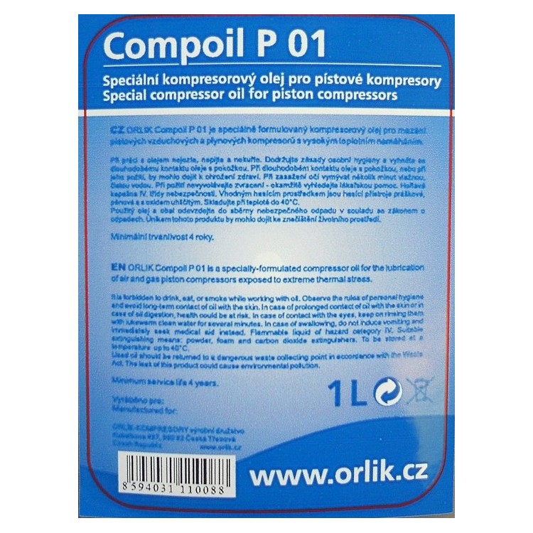ORLÍK Olej COMPOIL P 1l