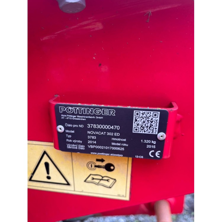 Žací stroj Pöttinger NOVACAT 302 ED