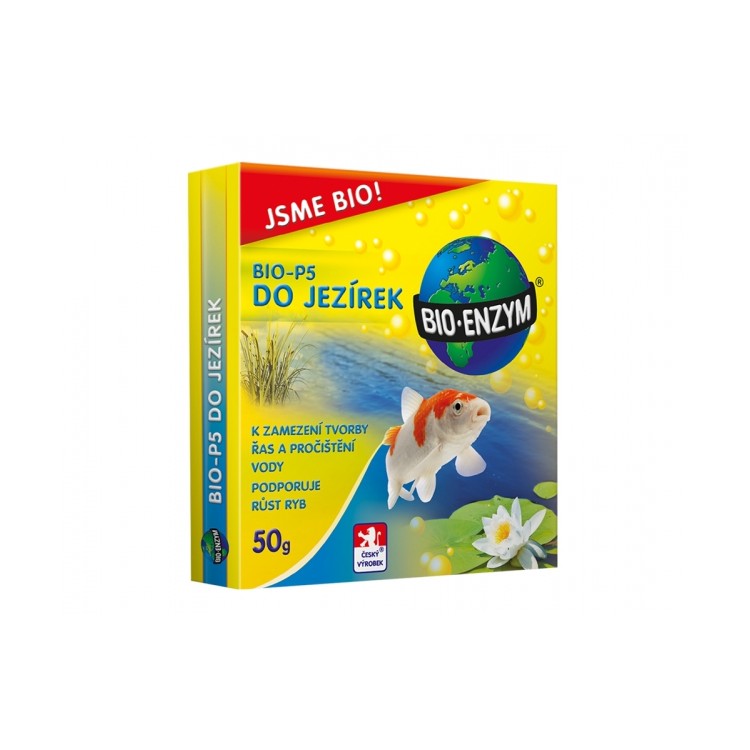Aktivátor jezírek BIO-P5 proti řasám a znečištění 50g