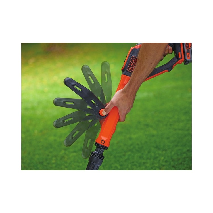 BLACK&DECKER STC1820EPC Aku vyžínač 18V/2,0Ah posuv struny tlačítkem