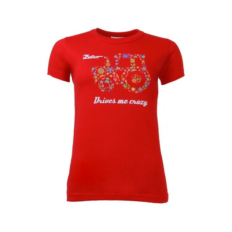 Tričko Zetor dámské Traktor červené vel. L