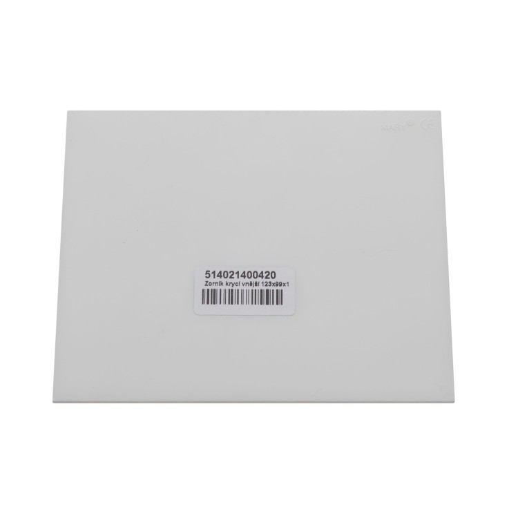 Zorník krycí vnější 123x99x1,0 mm k ASK400