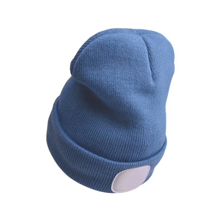 Čepice s čelovkou 45lm, nabíjecí, USB, modrá, univerzální velikost