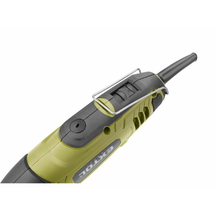 EXTOL 404177 Bruska přímá s ohebným nástavcem, 210ks, 135W