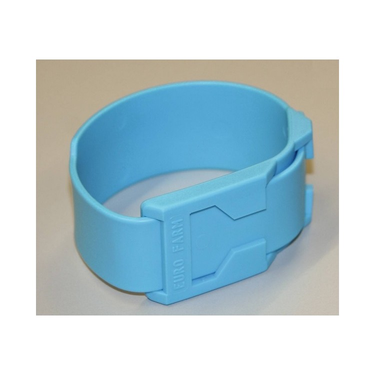 Páska na nohu plast modrá