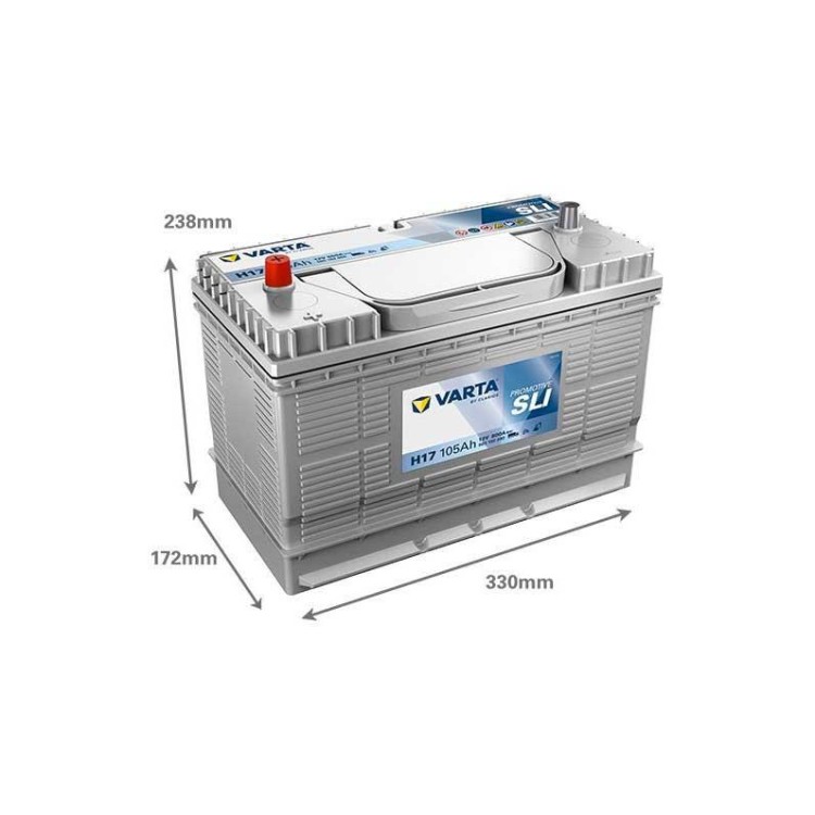 605102080 VARTA Promotive SLI 105Ah 12V 800A En