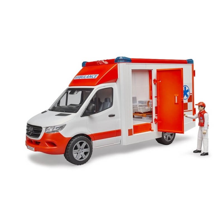 MB Sprinter sanitka s příslušenstvím Bruder 02676