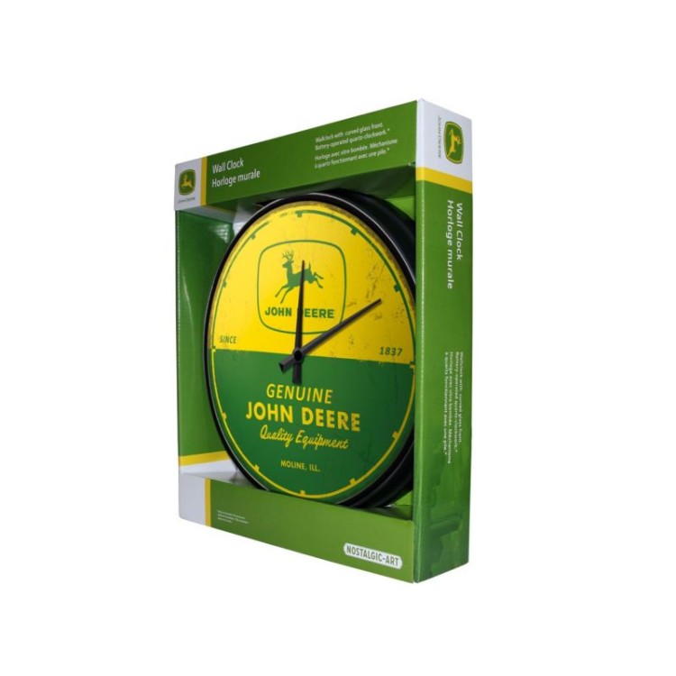 John Deere Nástěnné hodiny "Genuine Quality Equipment"