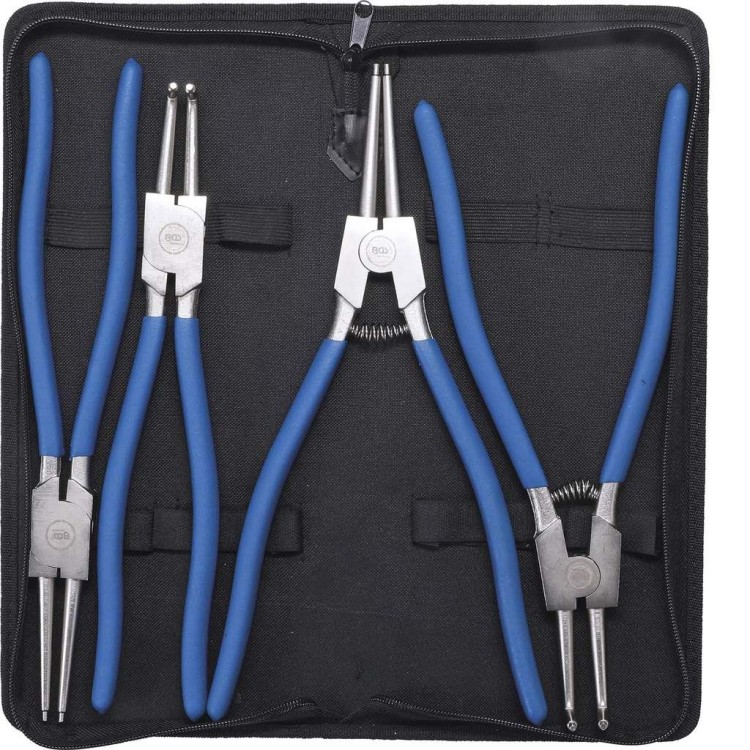 BGS Technik BGS100651 Kleště 300 mm na vnitřní/vnější rozpěrné kroužky, 4ks