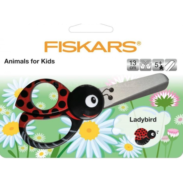 FISKARS Kids Animals 1004612 Dětské nůžky beruška