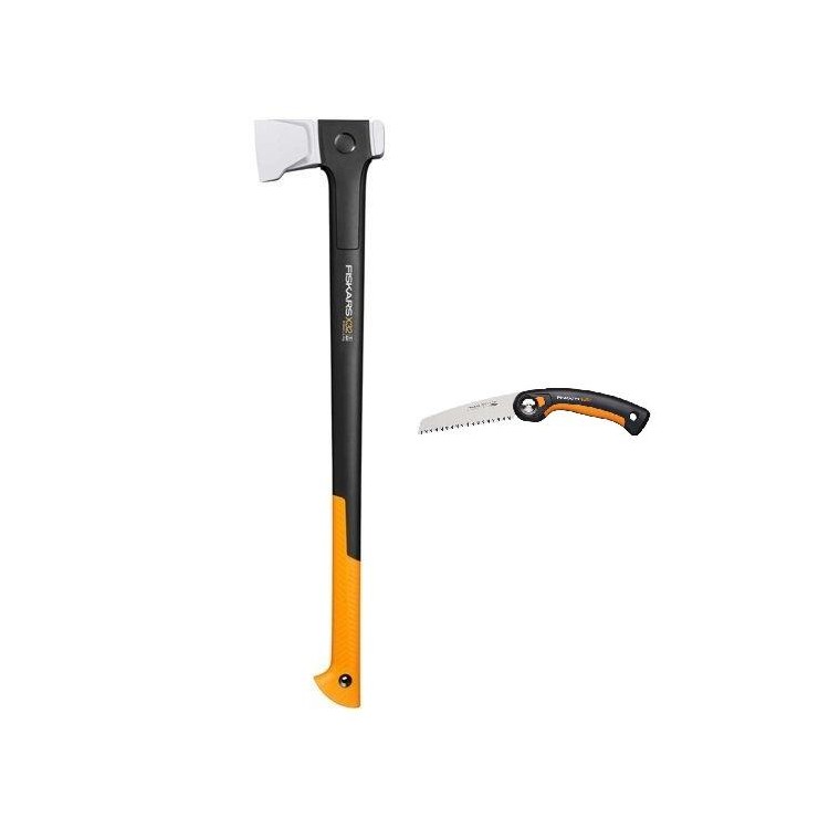FISKARS 1075435 Set štípací sekera Fiskars X32 + skládací pila