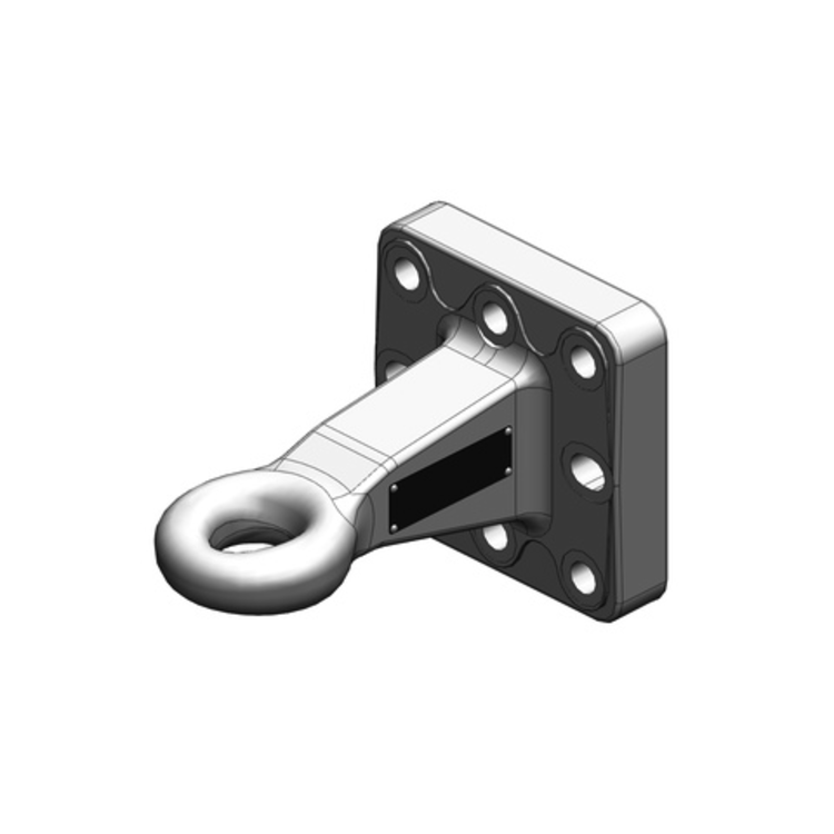 Hlava tažná - LB145x145 M20, DIN9678 - pr.50mm - pevná