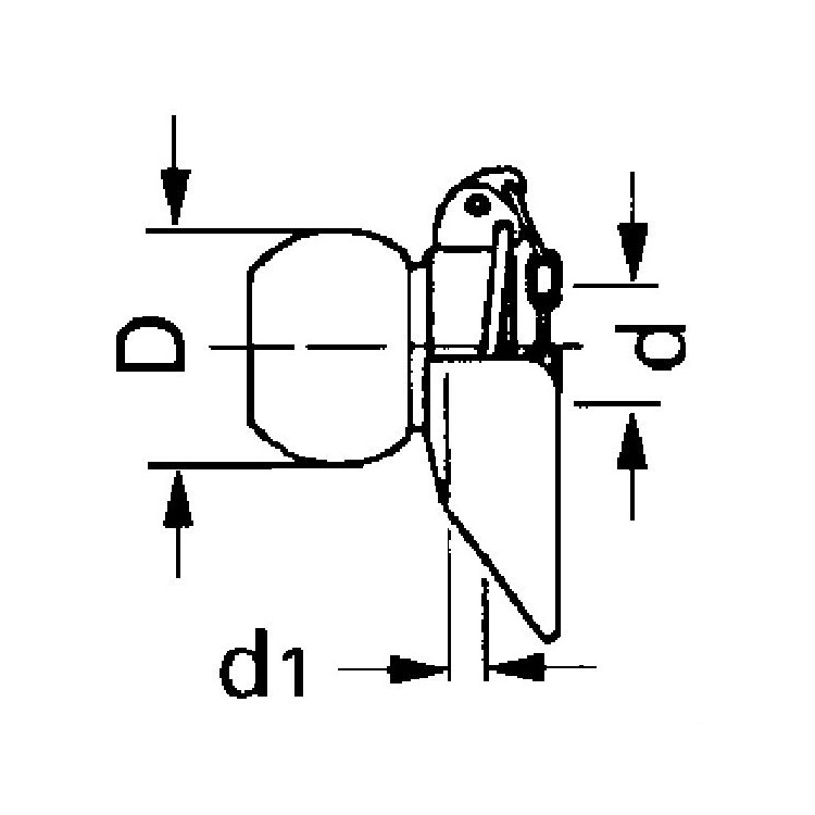 Profil kulový s náběhem, kategorie 3
