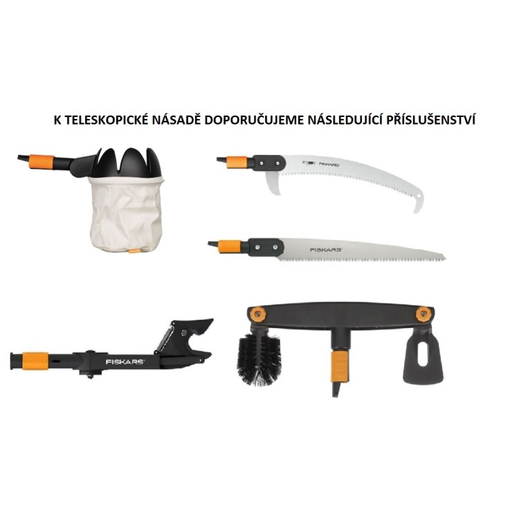 FISKARS QUIKFIT 1000665 Násada Graphite 230-400cm teleskopická