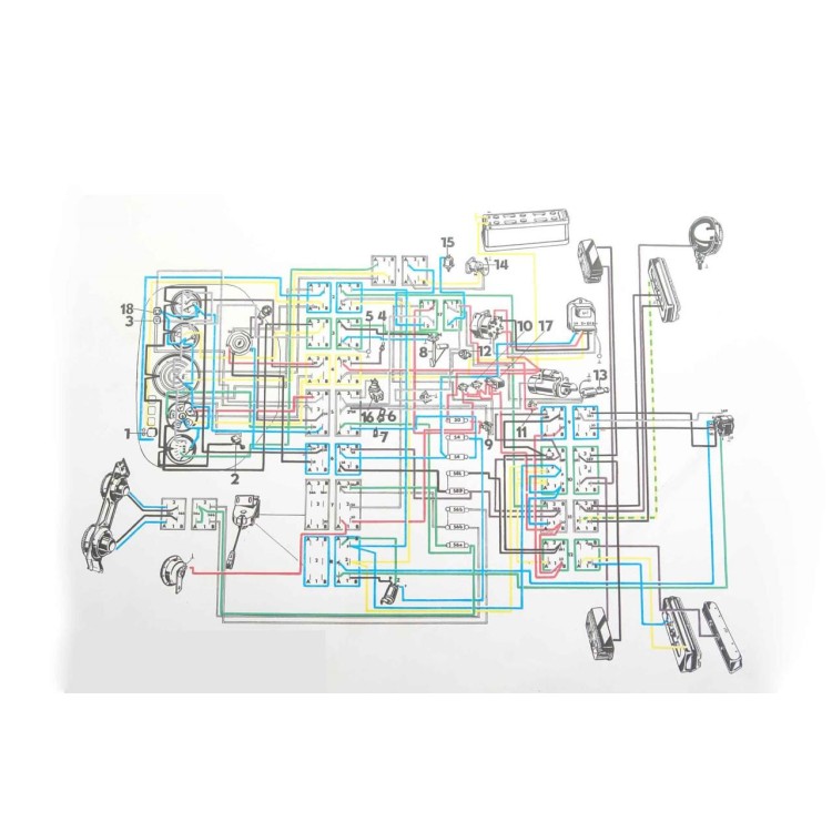 Schéma elektro instalace Zetor 5211-7745