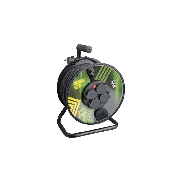 Prodlužovák naviják 50 m 1,5 mm z4  guma