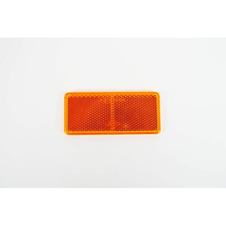 Odrazka obdelníková oranžová ( 90 mm x 40 mm)