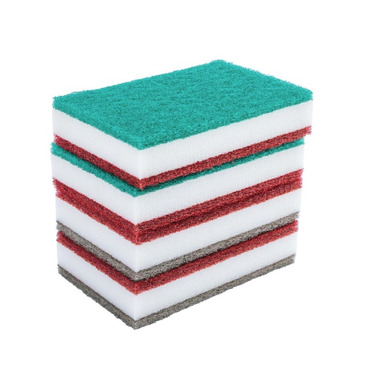 XTLINE Brusná houba měkká 1bal/4ks | 150x100x30 mm, zr. 80/120/240