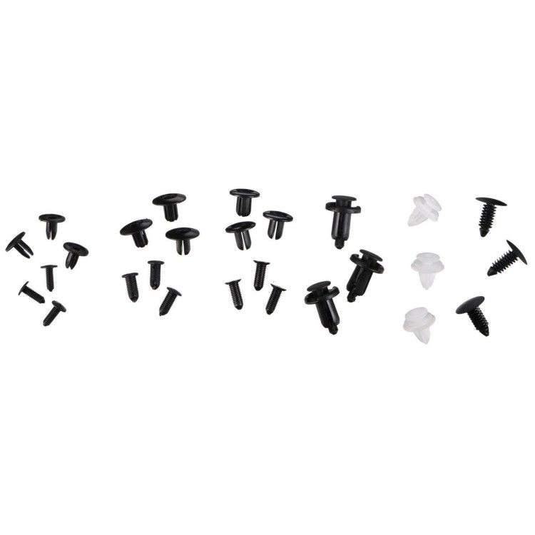 SIXTOL SX1234 Sada spon, příchytek a kolíků pro čalounění vozidel 100ks