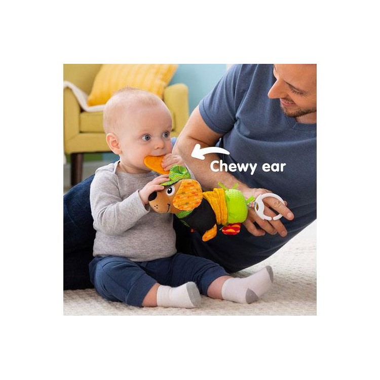 Pes plyšový Lamaze John Deere