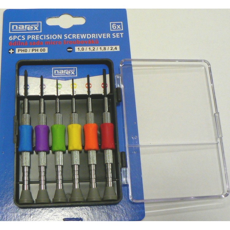 NAREX 443000913 Sada mikro šroubováků 6dílů