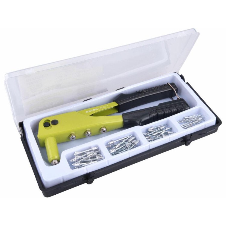 Extol 7532 Kleště nýtovací + sada nýtů 60 ks