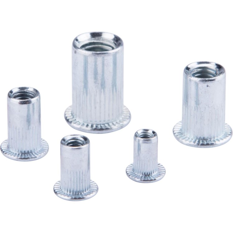 FORTUM 4770682 Matice nýtovací ocelové, sada mix 40ks, M3-M4-M5-M6-M8