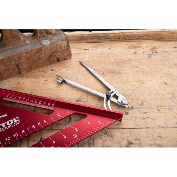 Extol 8825101 Úhelník tesařský/truhlářský víceúčelový, 300mm, kov