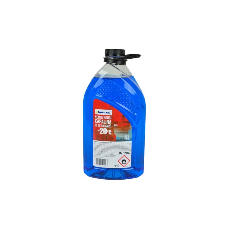 Kapalina do ostřikovačů AGROZET -20°C 4 L