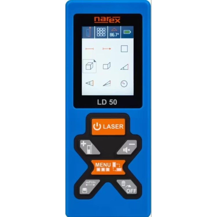 NAREX 65406797 Laserový dálkoměr 0,05–50m LD 50