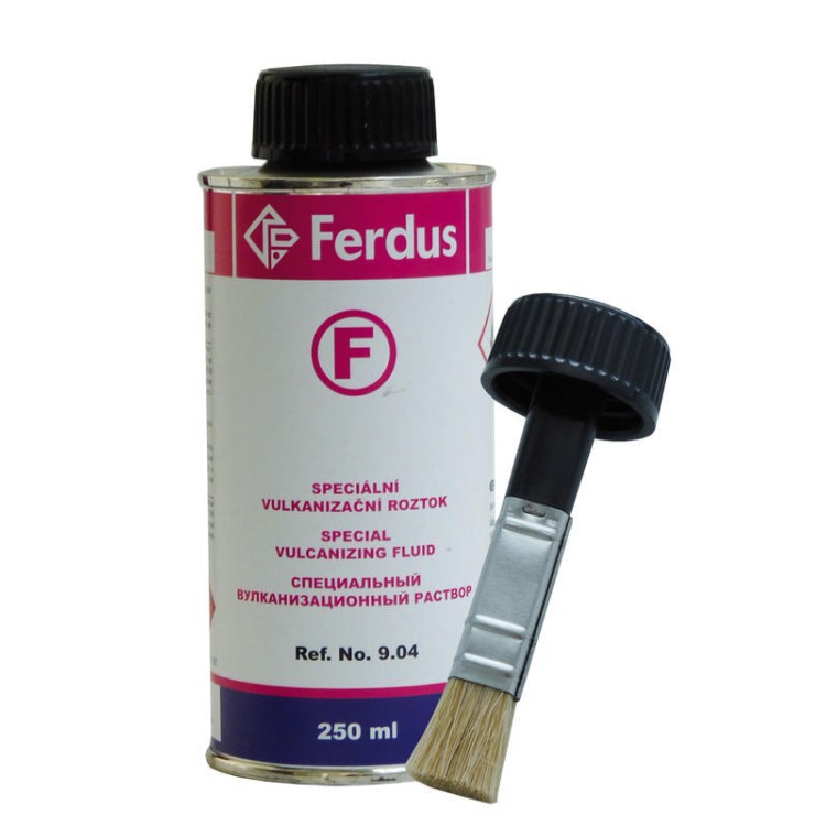 Speciální vulkanizační roztok F 250 ml + větší štětec