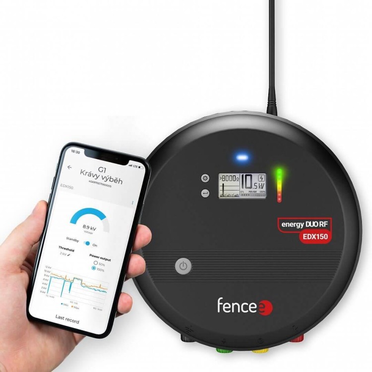 FENCEE energy DUO RF EDX100 Zdroj RF pro elektrický ohradník