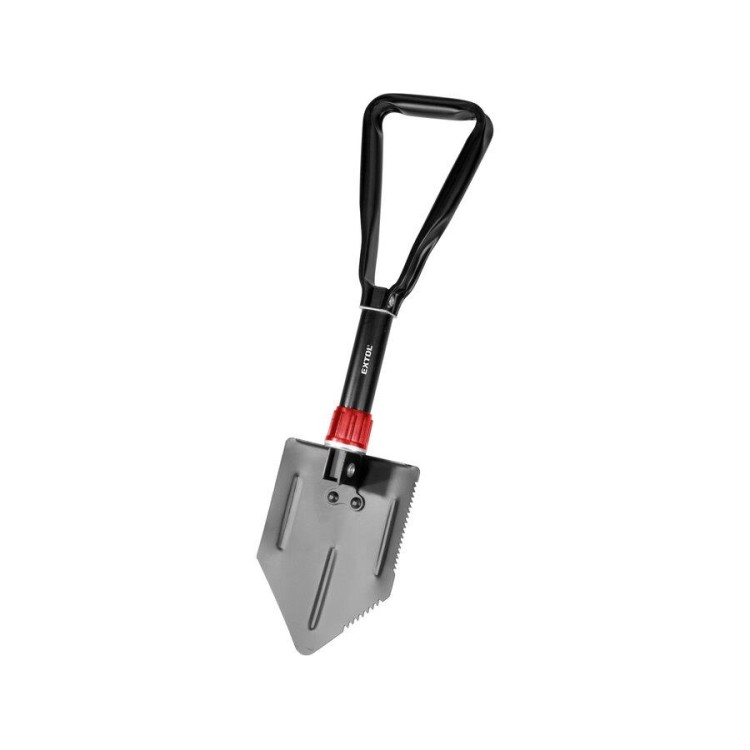 EXTOL PREMIUM 8877031 Lopatka-motyčka skládací, délka 57cm, šířka 15cm