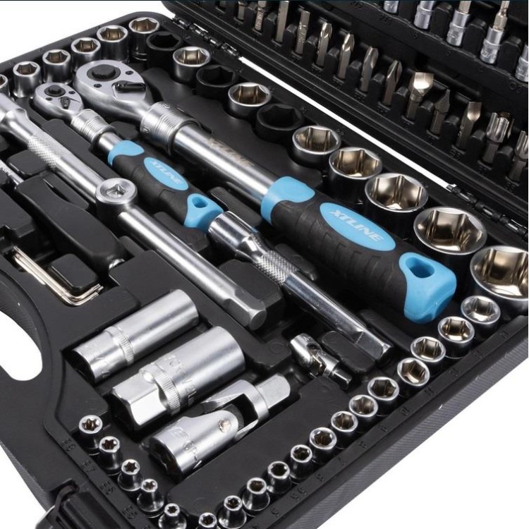 XTLINE XT40108 Sada hlavic 1/4"-1/2" 108 dílů