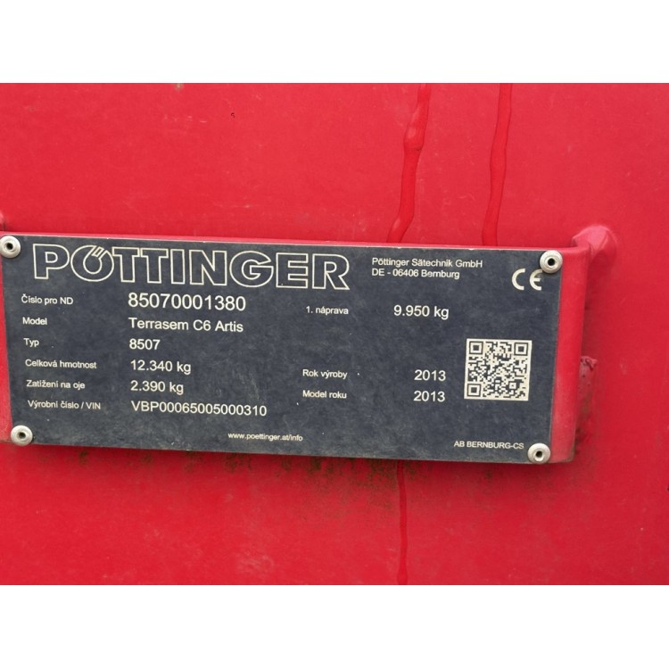 Secí stroj Pöttinger Terrasem C6