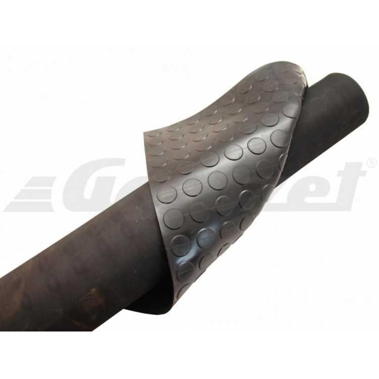 Podlahovina pryžová SBR penízková, tl. 4mm, š. 1400mm (tolerance 30mm) 65SH