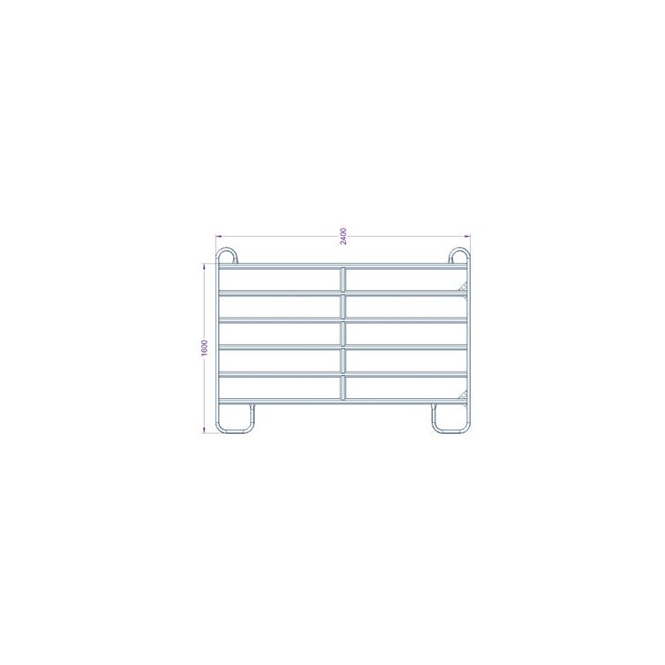 Panel Texas 2,4 m  rozměr 1600x2400 mm
