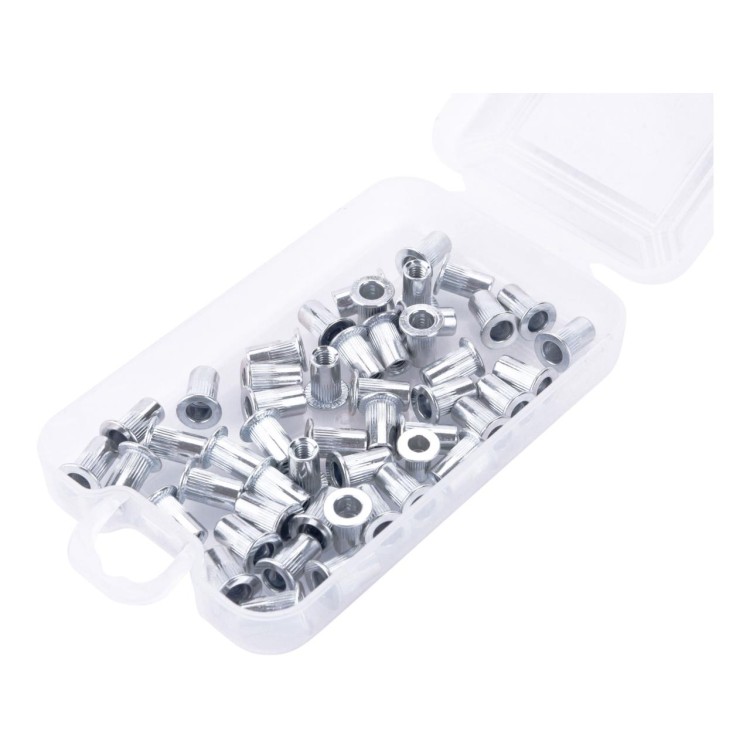 FORTUM 4770684 Matice nýtovací ocelové, sada 50ks, M4x10mm