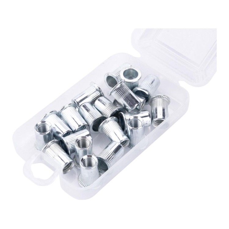 FORTUM 4770687 Matice nýtovací ocelové, sada 20ks, M8x16mm