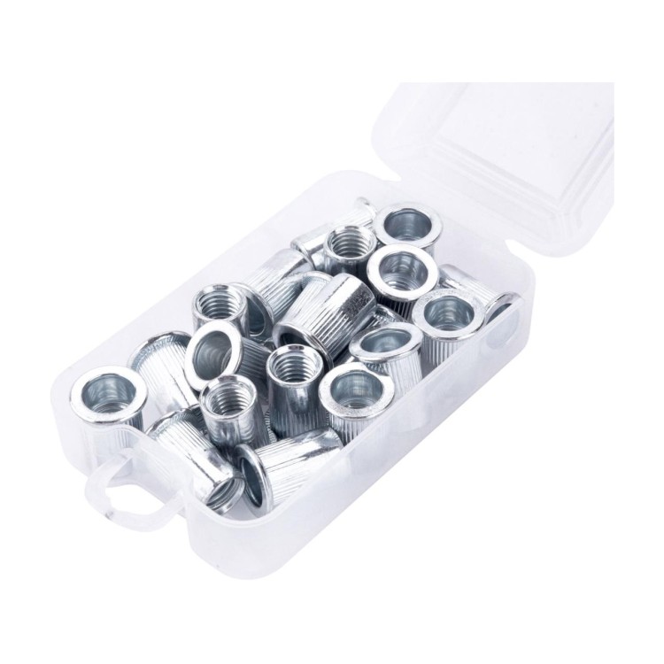 FORTUM 4770688 Matice nýtovací ocelové, sada 20ks, M10x19mm