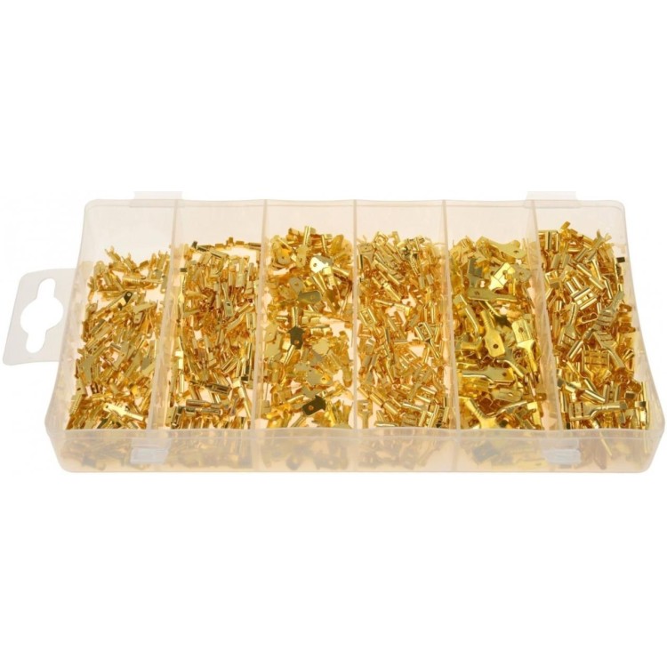 GEKO G02829 Elektrické konektory pro automobily, různé druhy, sada 600 kusů