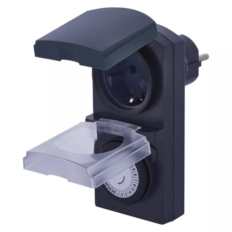 Emos P5508 Časovač - mechanická spínací zásuvka venkovní IP44