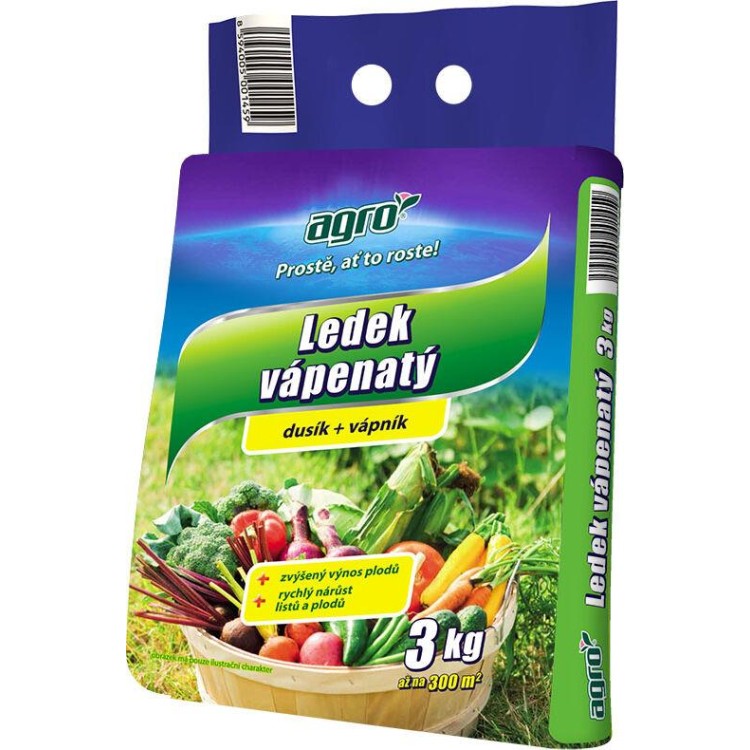 AGRO 000312 Ledek vápenatý 3kg