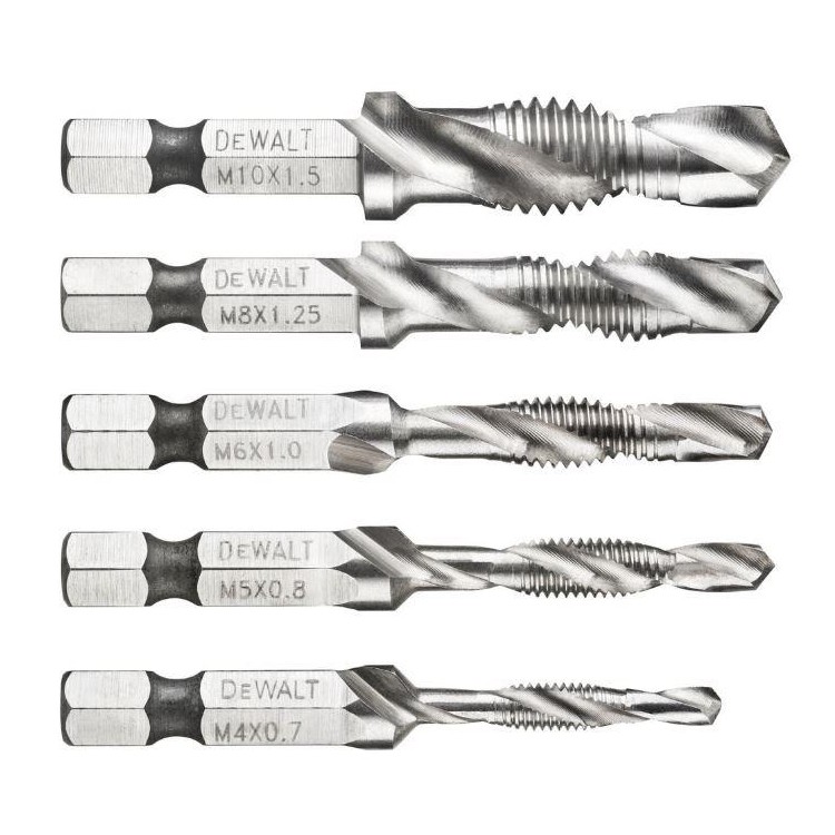 DeWALT DT50060 Sada vrtáků se závitníkem M4, M5, M6, M8, M10