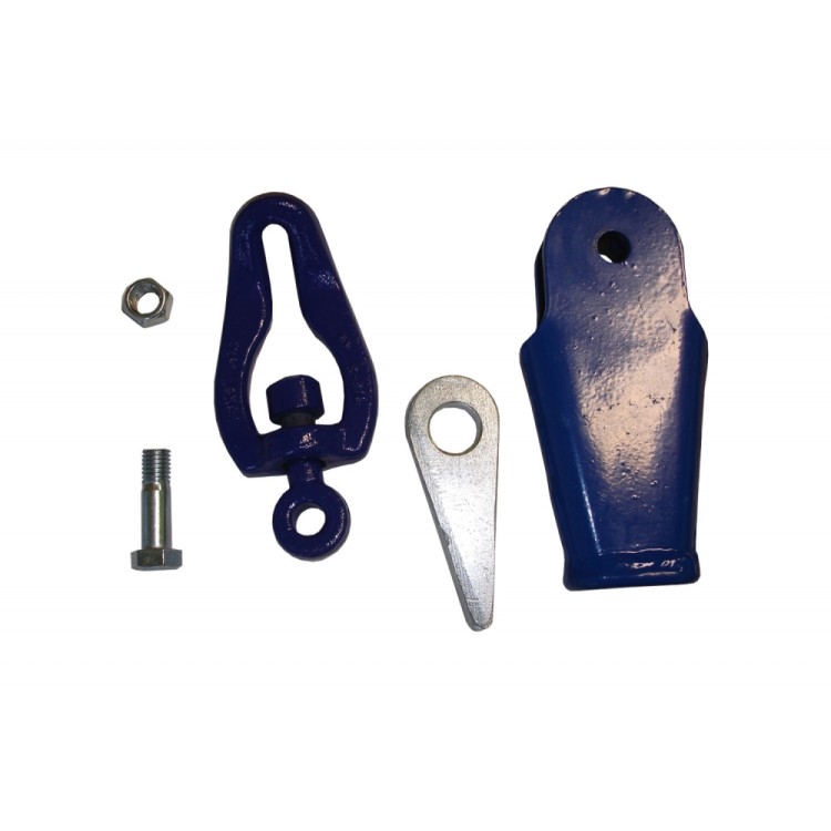 Koncovka na lano s otočným třmenem 45°