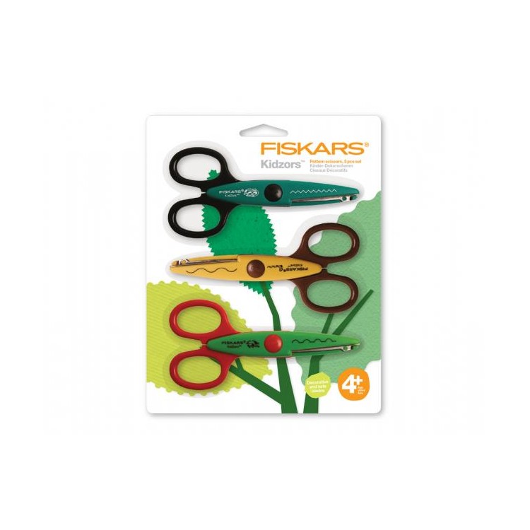 Fiskars 1003845 Dětské nůžky Kidzors Mokřadová zvířátka 3 ks