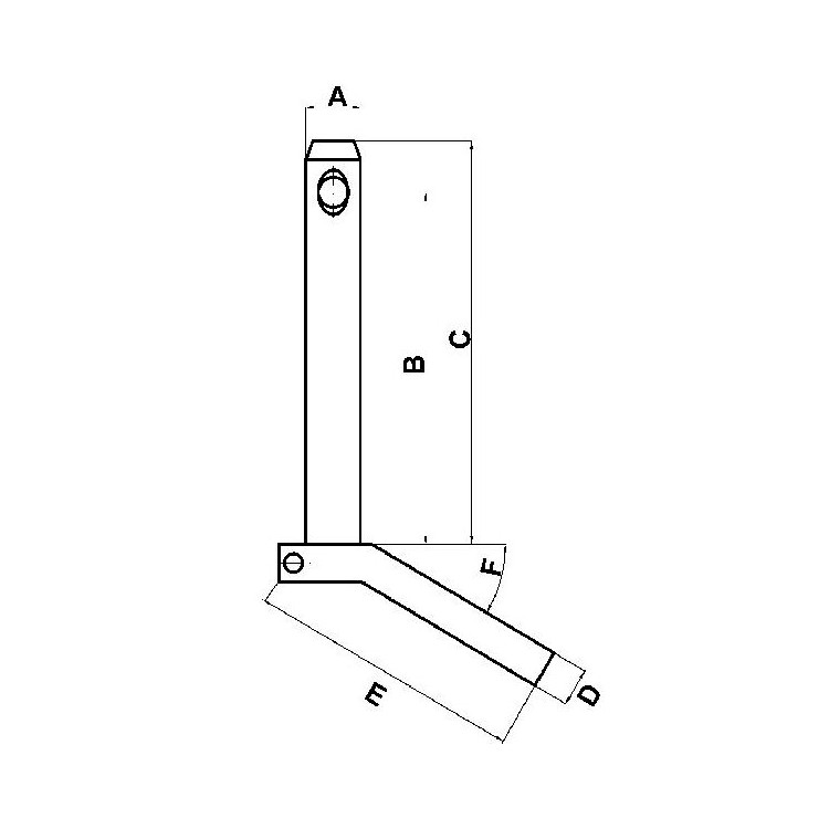 Čep závěsu pr. 28 mm, L=190mm