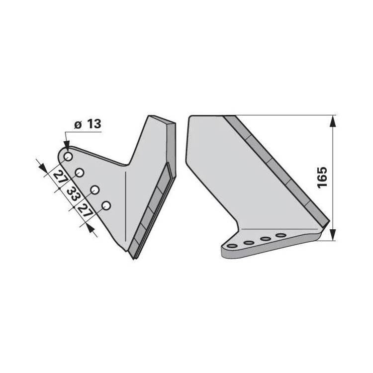 Horsch 00310985 Křídloširoké levé