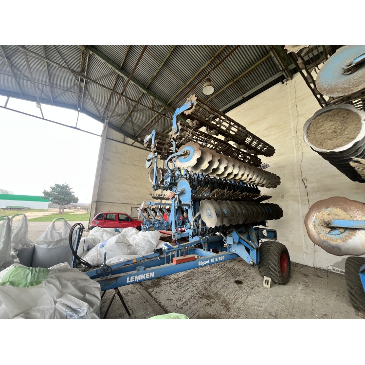 Diskový podmítač Lemken Gigant 10 S/800 + Rubin 9