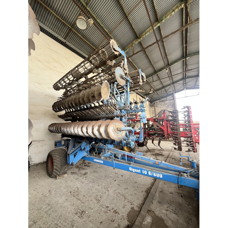 Diskový podmítač Lemken Gigant 10 S/800 + Rubin 9